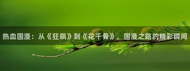 omofun?：热血国漫：从《狂飙》到《花千骨》，国漫之路的精彩瞬间